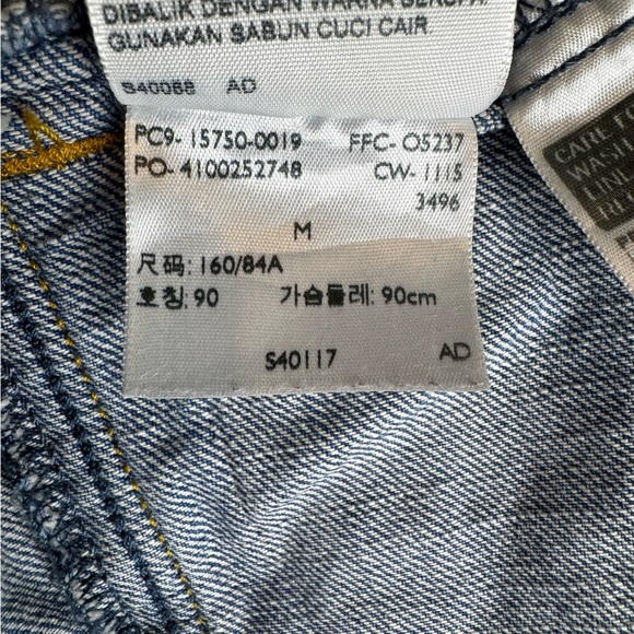 Levi’s Denim Trucker Jacket Medium Wash Cotton Size M - Picture 9 of 13